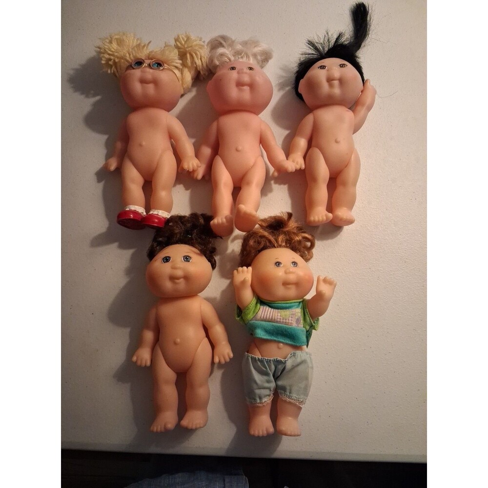 Cabbage Patch Kids Hard Body Variety Asian Blonde Glasses Mattel First Edition